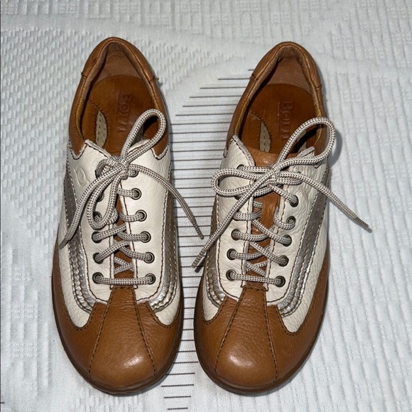 Born Shoes - Brown and Cream Women's Shoes